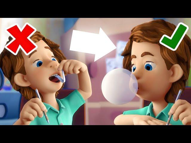 The RIGHT Way to Chew Gum! | The Fixies | Cartoons For Kids | WildBrain Fizz