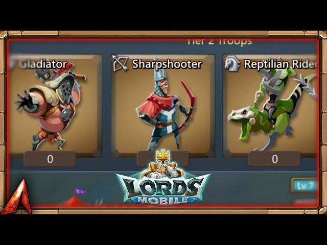 Training Troops Before Migration! Lords Mobile