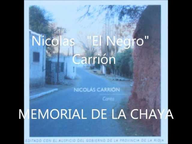 Memorial de la Chaya Nicolas Carrion