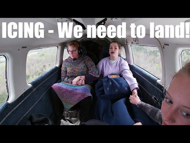 Pilot runs out of OUTS! | ICING Airplane | Airman Decision Making and living to fly another day