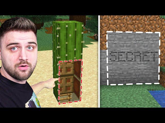 Construiesc BAZE SECRETE in Minecraft...