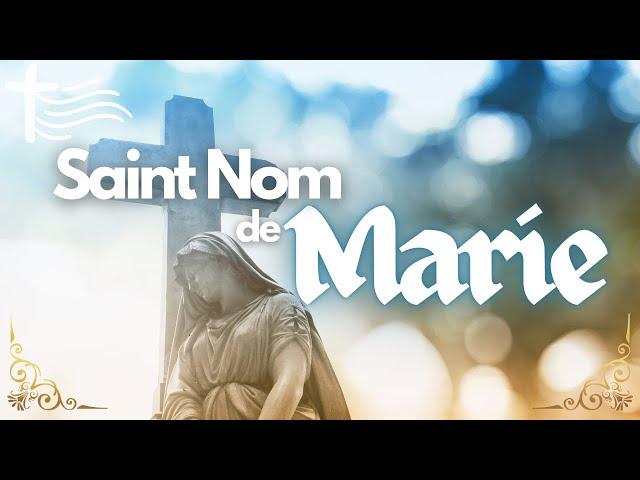 Parole et Évangile du jour | jeudi 12 septembre • Saint Nom de Marie + Charité