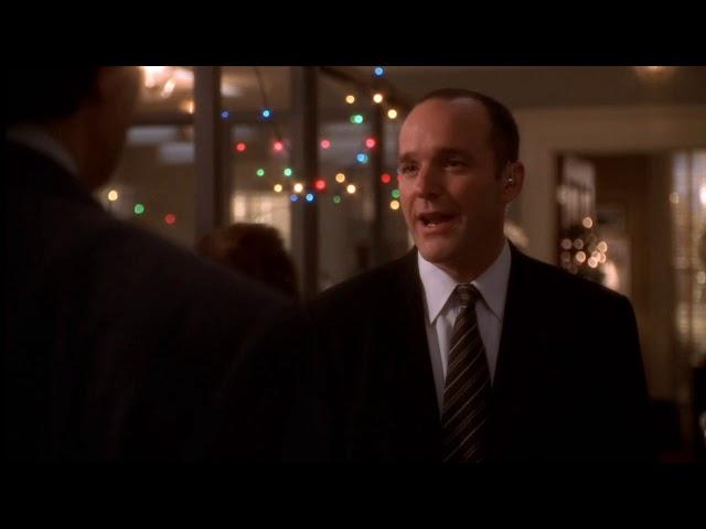 Clark Gregg's scenes in The West Wing S3E10