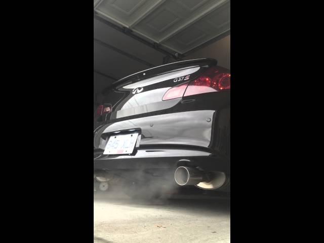 G37 Gthaus Exhaust FI RHFC Cold Start & Rev