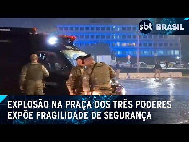 Exército reforça segurança no Palácio do Planalto após atentado | SBT Brasil (14/11/24)