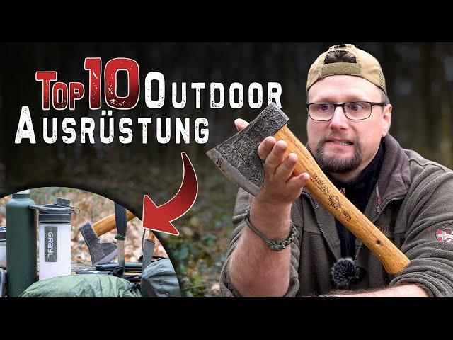 ANFÄNGER Outdoor Bushcraft Ausrüstung | TOP 10 | billig vs. teuer | Kosten