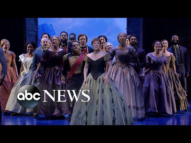 Broadway's 'Frozen' cast performs 'For the First Time in Forever'