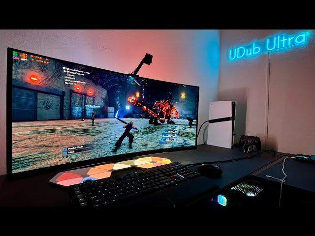 Final Fantasy 7 Remake is SO GREAT on this MSI 34" UltraWide QD-OLED | BEST Gaming Monitor w/ HDR