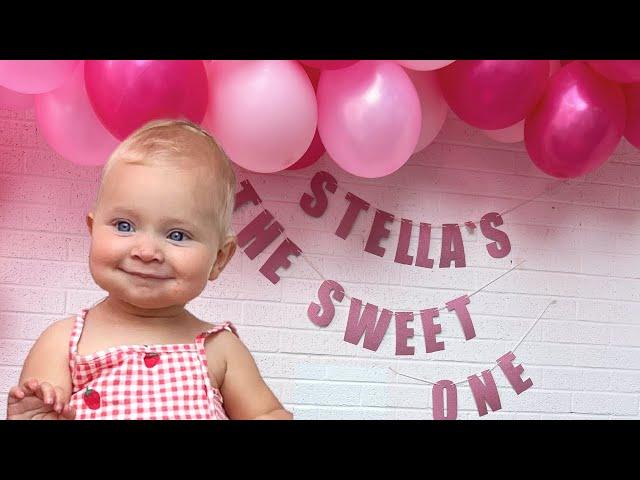 Stella turns ONE! and apparently hates chocolate??