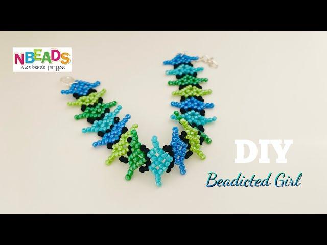 Nbeads Tutorial || Huichol beadwork || seed seed bracelet #nbeads