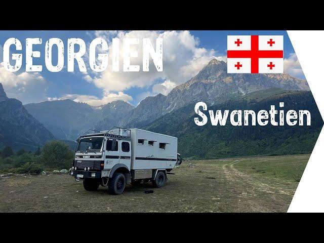 Swanetien - Overlander Paradies | Chalaadi Glacier | Shdruga Waterfall | Großer Kaukasus | Georgien