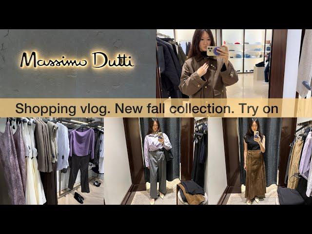 Shopping vlog Massimo Dutti / new collection / try on / обзор новой коллекции / примерка