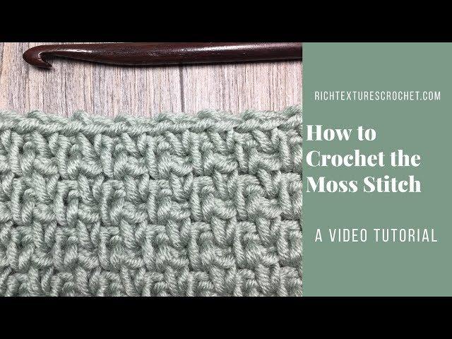 Moss Stitch - How to Crochet