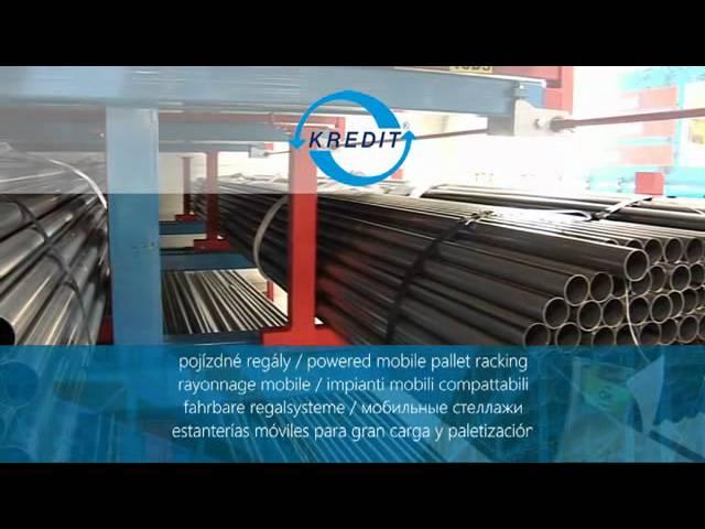 Mobile racks Kredit - the highest storage capacity of your warehouse