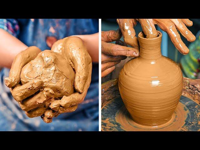 FANTASTIC CLAY POTTERY HACKS AND TRICKS | Ideas for Beginners and Pros 