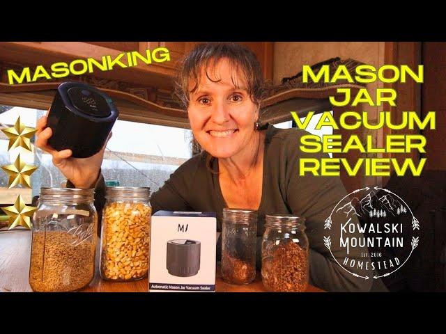 MasonKing "M1" Electric Mason Jar Vacuum Sealer Review | Honest Product Review