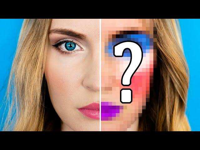 1 Layer of Makeup vs 100 Layers of Makeup!