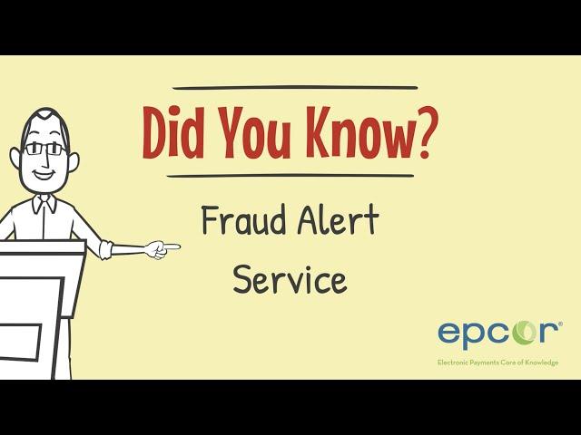 Fraud Alert Service