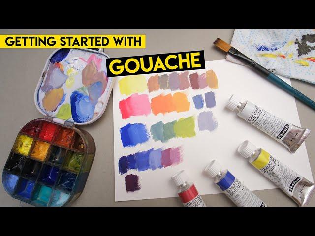 Getting Started with Gouache in 2023  advice for beginners & my favorites