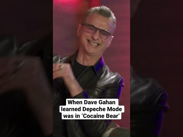 Klein broke the news to Dave Gahan that Depeche Mode is in ‘Cocaine Bear’ #depechemode #cocainebear