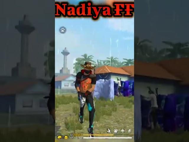 Nadiya ff || Angry  Nadiya ff || Confidence Gameplay Nadiya ff #freefire #nadiyaff  #shorts