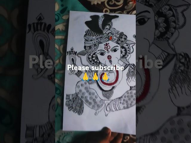ganpati bappa Mandala art#doodleart#art#ballpenart