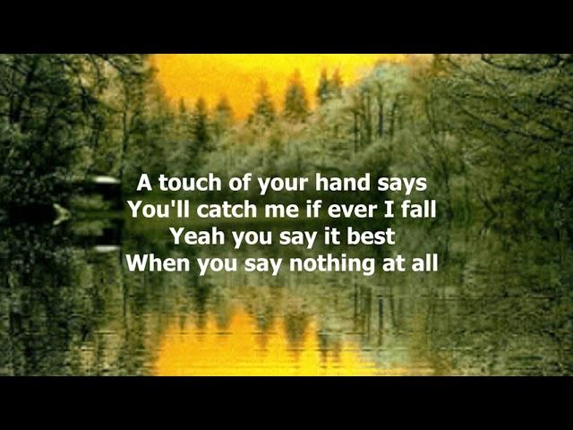 When You Say Nothing At All by Keith Whitley (with lyrics)