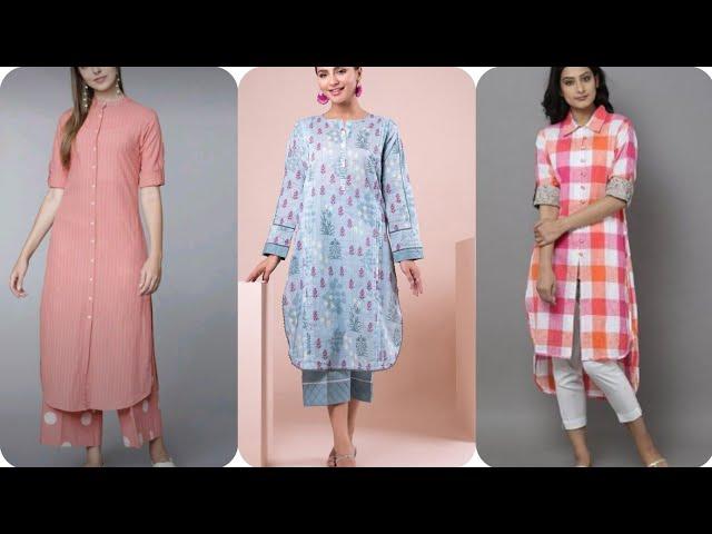 Newest Trendy Gol Daman Casual Kurti Design 2024 / Kurta Designing Ideas For Girls / Kurti Design