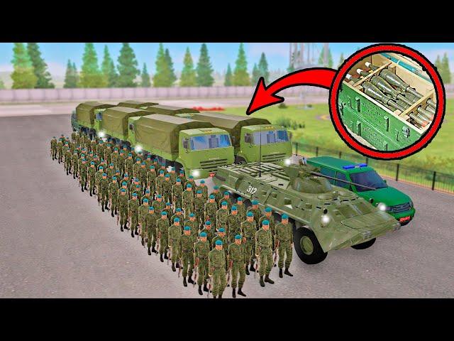 УСТРОИЛИ ЗАСАДУ И ОТЖАЛИ ГРУЗ У ВОЕННЫХ! УКРАЛИ РАКЕТЫ! | GTA CRMP