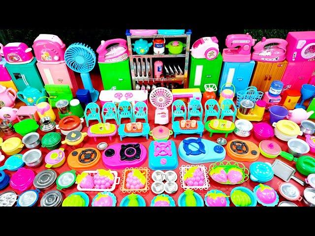 7 Minutes Satisfying with Unboxing Hello Kitty Kitchen Set | ASMR Mini Super Cute Toy Cooking Game