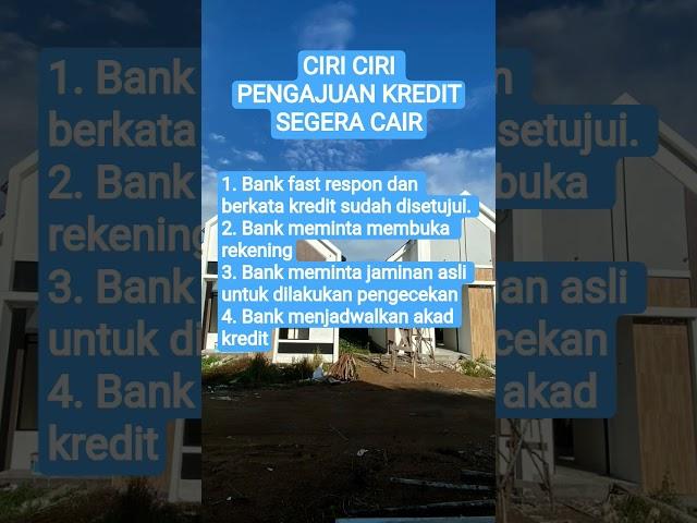 CIRI CIRI KREDIT SEGERA CAIR
