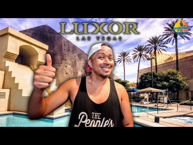 Staying at the LUXOR LAS VEGAS in an UPGRADED ROOM in 2024!