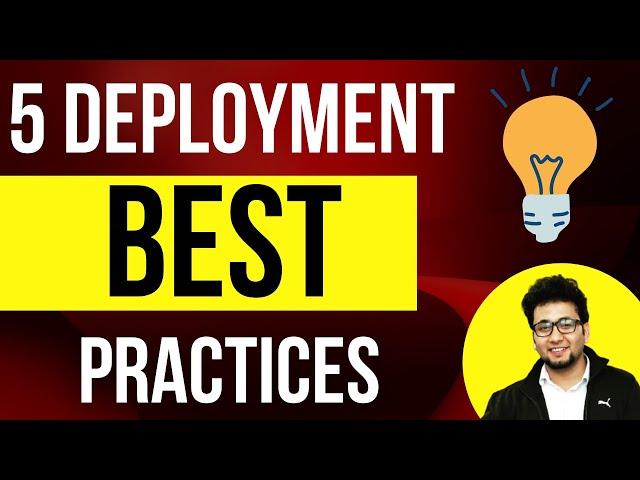 Best Practices for Software Deployments | Best Practices DevOps Process | LetsTalkDevOps
