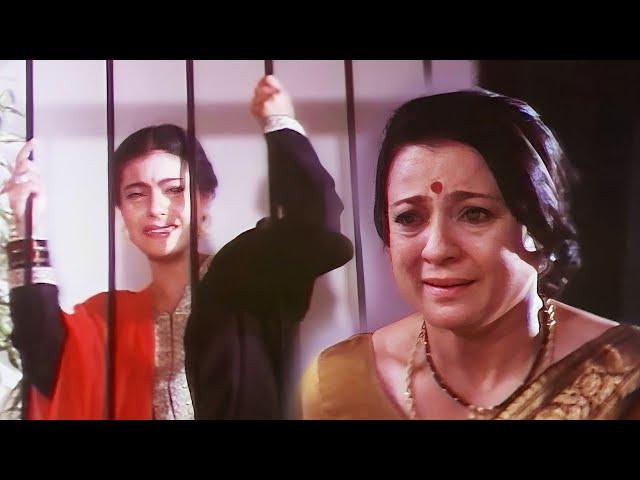 तेरे प्रेमी ने मेरे बेटे की जान लेली - Kajol - Jabardast Emotional Scene - Bekhudi Movie