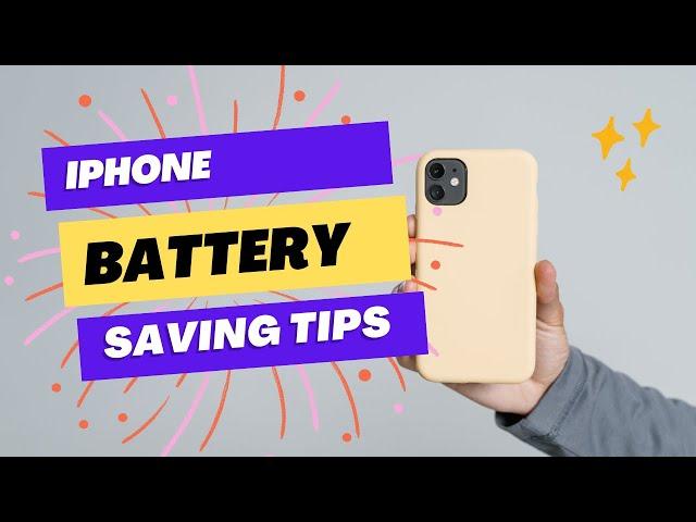 iPhone battery saving tips                  #iphone #ios #appletricks #batterysave #apple