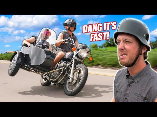 Riding Our Abandoned Motorcycle To Harley Davidson!