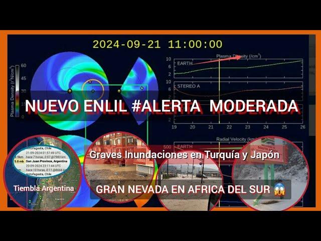 NUEVO ENLIL  #ALERTA MODERADA.  TIEMBLA ARGENTINA