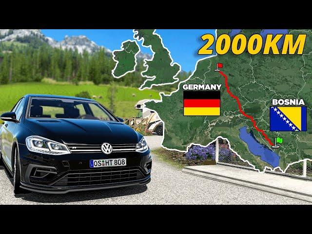 ETS2 Longest Road Trip - Bosnia to Germany | Euro Truck Simulator 2