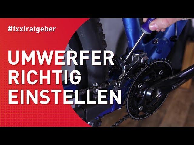 Umwerfer richtig einstellen für präzise Schaltvorgänge - MTB