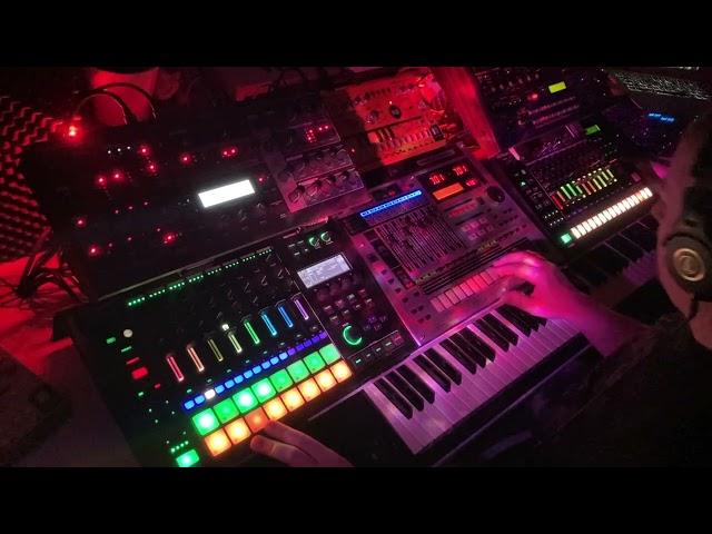 Vanderson -  Goa Trance hardware live jam IX MC-707/MC-808/TR-8S/Virus Ti/JP-8080/Supernova