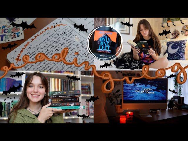 READING VLOG | a cozy week of summerween and six spooky books