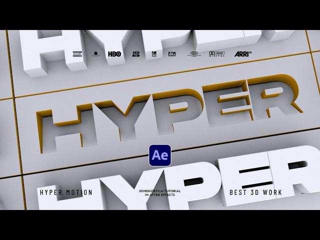 Make The Best 3D Visual Typography in After Effects