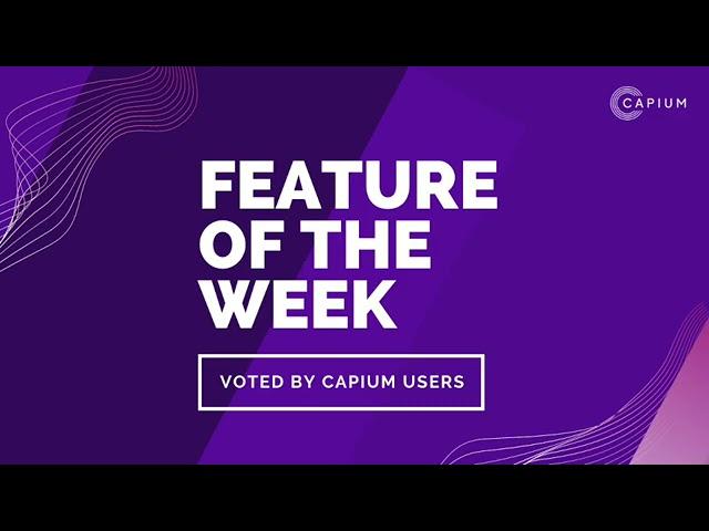 Capium's Feature of The Week - Payroll