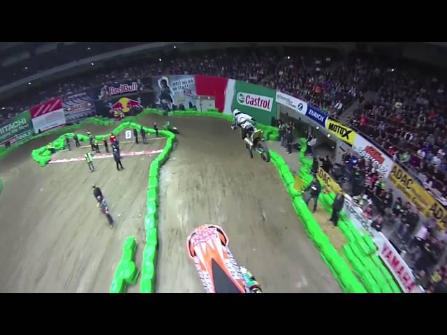 ADAC Supercross Dortmund 2012 - Streckenrunde mit Dennis Ullrich