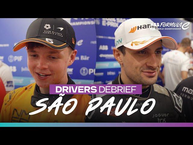 "I knew the new car would change the race dynamics"  | Saturday Media Pen São Paulo E-Prix