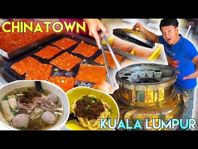 MIND BLOWING Street Food in CHINATOWN Kuala Lumpur Malaysia