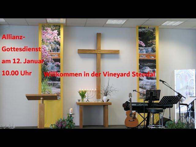 Gottesdienst am 12.01.25 - 10.00 Uhr   Vineyard Stendal