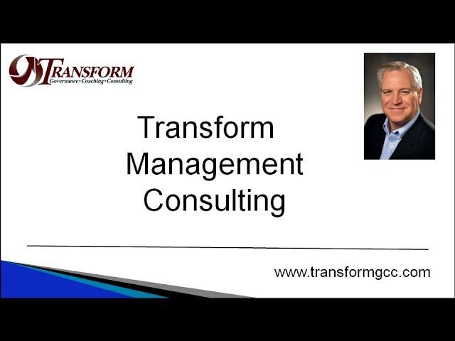 Governance Best Practices - Transform Management Consulting