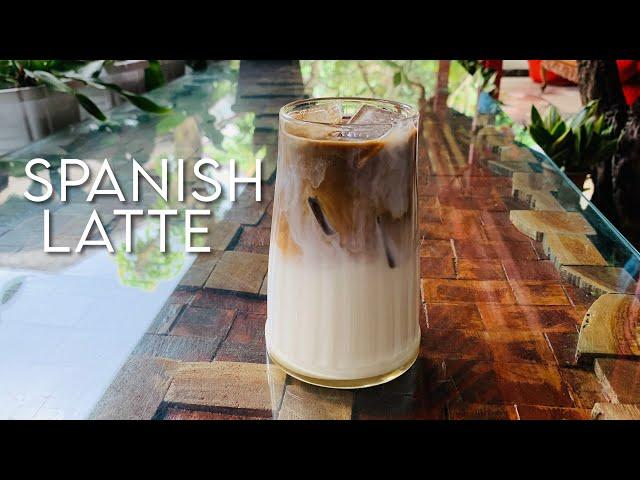 Spanish latte using instant coffee at home