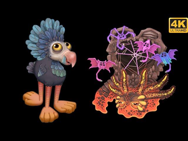 Rare Mimic & Epic Cherubble - Comparison / Breeding (My Singing Monsters) 4k